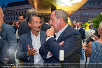 Raiffeisen Sommerfest - Albertina, Wien - Di 24.06.2025 - Roland WEIßMANN, Josef PRÖLL21