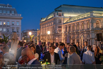 Raiffeisen Sommerfest - Albertina, Wien - Di 24.06.2025 - Sommerfest, Abendveranstaltung, Cocktailparty, Blick auf Staatso22