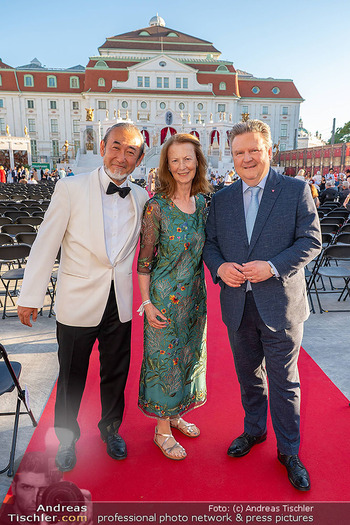 Premiere Wiener Opernsommer - Opernarena am Heumarkt, Wien - Di 01.07.2025 - Joji HATTORI, Michael LUDWIG, Irmtraud ROSSGATTERER51