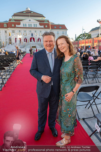 Premiere Wiener Opernsommer - Opernarena am Heumarkt, Wien - Di 01.07.2025 -  Michael LUDWIG, Irmtraud ROSSGATTERER54