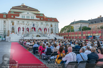Premiere Wiener Opernsommer - Opernarena am Heumarkt, Wien - Di 01.07.2025 - Opernarena am Heumarkt, Bühne, Publikum, Übersichtsfoto113