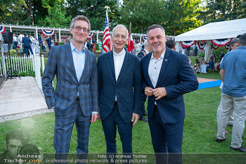 Independence Day Party - Residenz der US-Botschaft, Wien - Mi 02.07.2025 - Ralph GLEIS, Michael LANDAU, Klaus PANHOLZER11