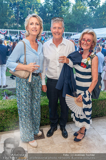 Independence Day Party - Residenz der US-Botschaft, Wien - Mi 02.07.2025 - Kari und Martina HOHENLOHE, Elisabeth GÜRTLER19