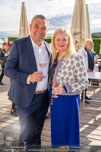 Premiere ´Der fliegende Holländer´ - Steinbruch St. Margarethen, Burgenland - Mi 09.07.2025 - Manuela KIRCHEBNER-WIELAND mit Ehemann Stefan20