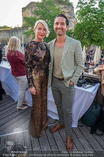 Premiere ´Der fliegende Holländer´ - Steinbruch St. Margarethen, Burgenland - Mi 09.07.2025 - Heather MILLS mit Freund Mike DICKMAN117