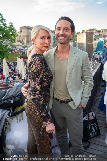 Premiere ´Der fliegende Holländer´ - Steinbruch St. Margarethen, Burgenland - Mi 09.07.2025 - Heather MILLS mit Freund Mike DICKMAN120