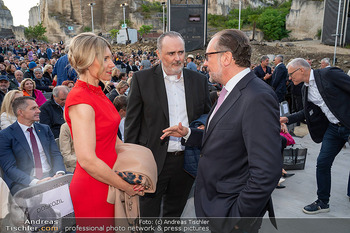Premiere ´Der fliegende Holländer´ - Steinbruch St. Margarethen, Burgenland - Mi 09.07.2025 - Hans Peter DOSKOZIL mit Ehefrau Julia, Alexander SCHALLENBERG152