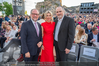 Premiere ´Der fliegende Holländer´ - Steinbruch St. Margarethen, Burgenland - Mi 09.07.2025 - Hans Peter DOSKOZIL mit Ehefrau Julia, Alexander SCHALLENBERG153