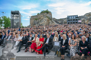 Premiere ´Der fliegende Holländer´ - Steinbruch St. Margarethen, Burgenland - Mi 09.07.2025 - Übersichtsfoto, Publikum, Zuschauerränge165