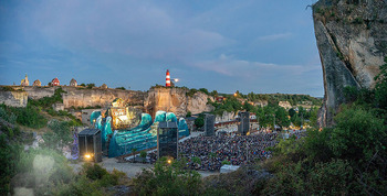 Premiere ´Der fliegende Holländer´ - Steinbruch St. Margarethen, Burgenland - Mi 09.07.2025 - Bühnenbild, Bühen, der fliegende Holländer, Kulisse178