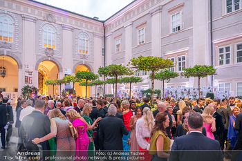 amfAR Gala - Residenz Salzburg, Salzburg - So 24.08.2025 - Cocktailempfang im Hof, Abendgesellschaft, Empfang, Party, Fest123