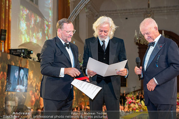 amfAR Gala - Residenz Salzburg, Salzburg - So 24.08.2025 - Bob GELDOF, Josef Sepp SCHELLHORN, Rudi KLAUSNITZER271
