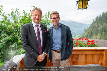 Owners and CEO Get Together - Jausenstüberl Oberthaler, Alpbach - Do 28.08.2025 - Karl Theodor ZU GUTTENBERG, Gerald GERSTBAUER55