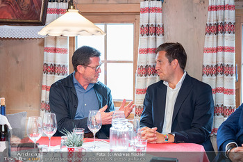 Owners and CEO Get Together - Jausenstüberl Oberthaler, Alpbach - Do 28.08.2025 - Karl Theodor ZU GUTTENBERG, Alexander PRÖLL76