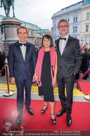 Fundraising Dinner - Albertina, Wien - Di 09.09.2025 - Jeff KOONS, Ralph GLEIS, Leiko IKEMURA1