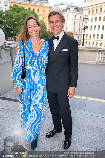 Fundraising Dinner - Albertina, Wien - Di 09.09.2025 - Birgit LAUDA mit Ehemann Markus SIEBERER75