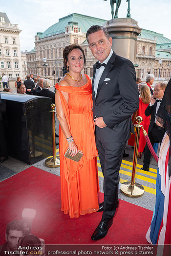 Fundraising Dinner - Albertina, Wien - Di 09.09.2025 - Peter HANKE mit Ehefrau Sabine82