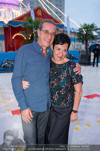 Premiere ´Cagliostro´ - Zirkuszelt am Heumarkt, Wien - Mi 10.09.2025 - Andrea HÄNDLER mit Freund Franz12