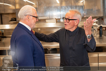 Falstaff Charity Dinner mit Wolfgang Puck - Steirereck im Stadtpark, Wien - Mo 22.09.2025 - Wolfgang ROSAM, Wolfgang PUCK2