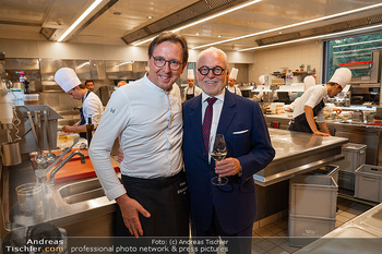Falstaff Charity Dinner mit Wolfgang Puck - Steirereck im Stadtpark, Wien - Mo 22.09.2025 - Wolfgang ROSAM, Heinz REITBAUER13