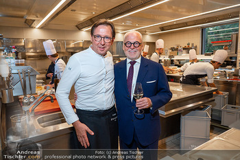 Falstaff Charity Dinner mit Wolfgang Puck - Steirereck im Stadtpark, Wien - Mo 22.09.2025 - Wolfgang ROSAM, Heinz REITBAUER14