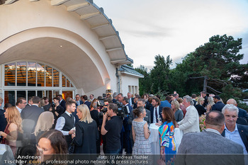 Falstaff Charity Dinner mit Wolfgang Puck - Steirereck im Stadtpark, Wien - Mo 22.09.2025 - Aperitiv, Cocktailparty, Emfang im Freien auf Terrasse38