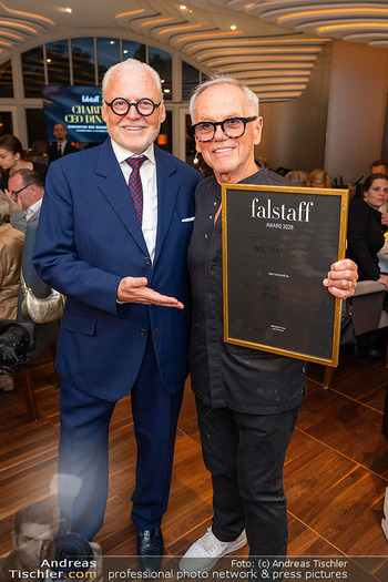 Falstaff Charity Dinner mit Wolfgang Puck - Steirereck im Stadtpark, Wien - Mo 22.09.2025 - Wolfgang ROSAM, Wolfgang PUCK68