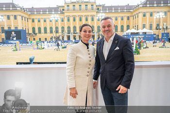 Longines global champions tour Opening - Schloss Schönbrunn, Wien - Fr 26.09.2025 - Klaus PANHOLZER, Sonja KLIMA4