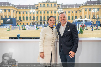 Longines global champions tour Opening - Schloss Schönbrunn, Wien - Fr 26.09.2025 - Klaus PANHOLZER, Sonja KLIMA5