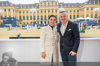 Longines global champions tour Opening - Schloss Schönbrunn, Wien - Fr 26.09.2025 - Klaus PANHOLZER, Sonja KLIMA7
