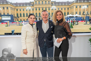 Longines global champions tour Opening - Schloss Schönbrunn, Wien - Fr 26.09.2025 - Klaus PANHOLZER, Sonja KLIMA, Eser AKBABA9