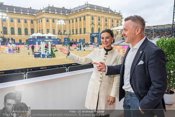 Longines global champions tour Opening - Schloss Schönbrunn, Wien - Fr 26.09.2025 - Klaus PANHOLZER, Sonja KLIMA12