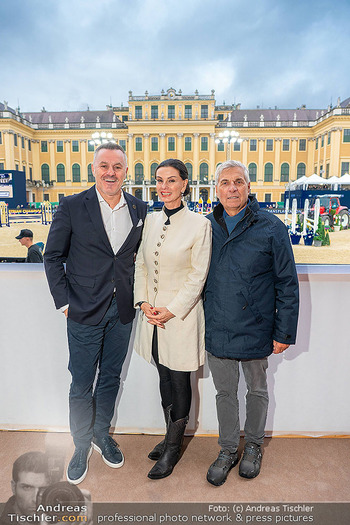 Longines global champions tour Opening - Schloss Schönbrunn, Wien - Fr 26.09.2025 - Klaus PANHOLZER, Sonja KLIMA, Helmut MORBITZER44