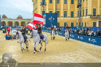 Longines global champions tour Opening - Schloss Schönbrunn, Wien - Fr 26.09.2025 - Pferd, Reiter am Reitplatz154