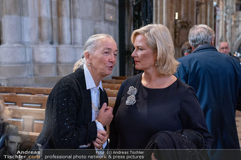 Trauerzeremonie Harald Serafin - Stephansdom, Wien - Mi 08.10.2025 - Agnes HUSSLEIN, Camilla NYLUND37