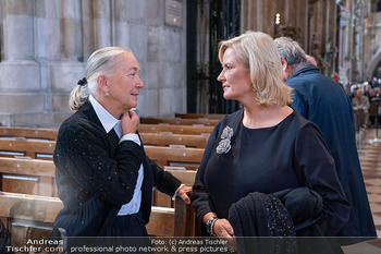 Trauerzeremonie Harald Serafin - Stephansdom, Wien - Mi 08.10.2025 - Agnes HUSSLEIN, Camilla NYLUND38