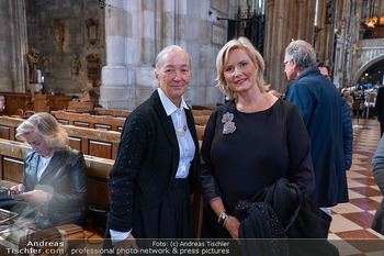Trauerzeremonie Harald Serafin - Stephansdom, Wien - Mi 08.10.2025 - Agnes HUSSLEIN, Camilla NYLUND39