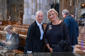 Trauerzeremonie Harald Serafin - Stephansdom, Wien - Mi 08.10.2025 - Agnes HUSSLEIN, Camilla NYLUND40