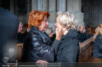 Trauerzeremonie Harald Serafin - Stephansdom, Wien - Mi 08.10.2025 - Inge KLINGOHR, Ingeborg SERAFIN76