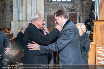 Trauerzeremonie Harald Serafin - Stephansdom, Wien - Mi 08.10.2025 - Herbert FÖTTINGER, Daniel SERAFIN84