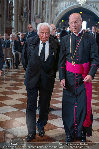 Trauerzeremonie Harald Serafin - Stephansdom, Wien - Mi 08.10.2025 - Ioan HOLENDER, Anton Toni FABER86
