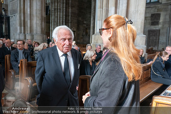 Trauerzeremonie Harald Serafin - Stephansdom, Wien - Mi 08.10.2025 - Ioan HOLENDER, Martina SERAFIN101