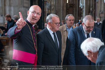 Trauerzeremonie Harald Serafin - Stephansdom, Wien - Mi 08.10.2025 - Anton Toni FABER, Hans NIESSL109