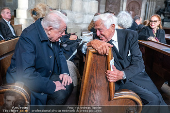 Trauerzeremonie Harald Serafin - Stephansdom, Wien - Mi 08.10.2025 - Franz VRANITZKY, Ioan HOLENDER118