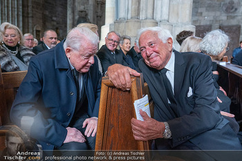 Trauerzeremonie Harald Serafin - Stephansdom, Wien - Mi 08.10.2025 - Franz VRANITZKY, Ioan HOLENDER119