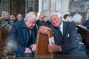 Trauerzeremonie Harald Serafin - Stephansdom, Wien - Mi 08.10.2025 - Franz VRANITZKY, Ioan HOLENDER120