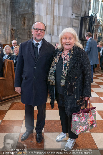 Trauerzeremonie Harald Serafin - Stephansdom, Wien - Mi 08.10.2025 - Alexander SCHALLENBERG, Marika LICHTER122