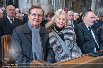 Trauerzeremonie Harald Serafin - Stephansdom, Wien - Mi 08.10.2025 - Hans MAHR, Birgit SARATA, Hans Peter DOSKOZIL123