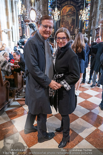 Trauerzeremonie Harald Serafin - Stephansdom, Wien - Mi 08.10.2025 - Hans MAHR, Christa KUMMER132
