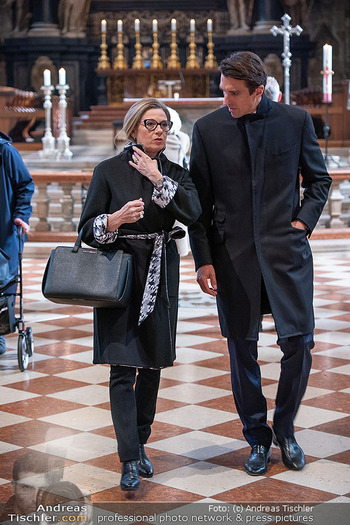 Trauerzeremonie Harald Serafin - Stephansdom, Wien - Mi 08.10.2025 - Christa KUMMER, Stefan NEUBAUER135